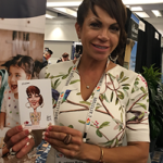 booth, caricature, convention, corporate