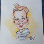 color kid caricature