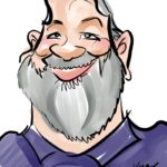 remote digital caricature